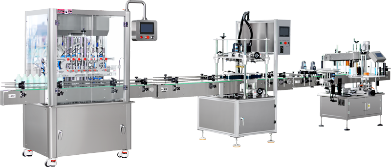 ZHX-GTX全自動膏體灌裝旋蓋貼標(biāo)生產(chǎn)線