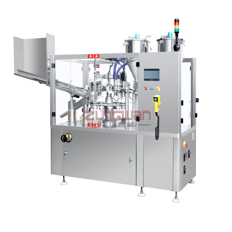 ZHF-100YD全自動雙色(彩條)軟管灌裝封尾機(jī)