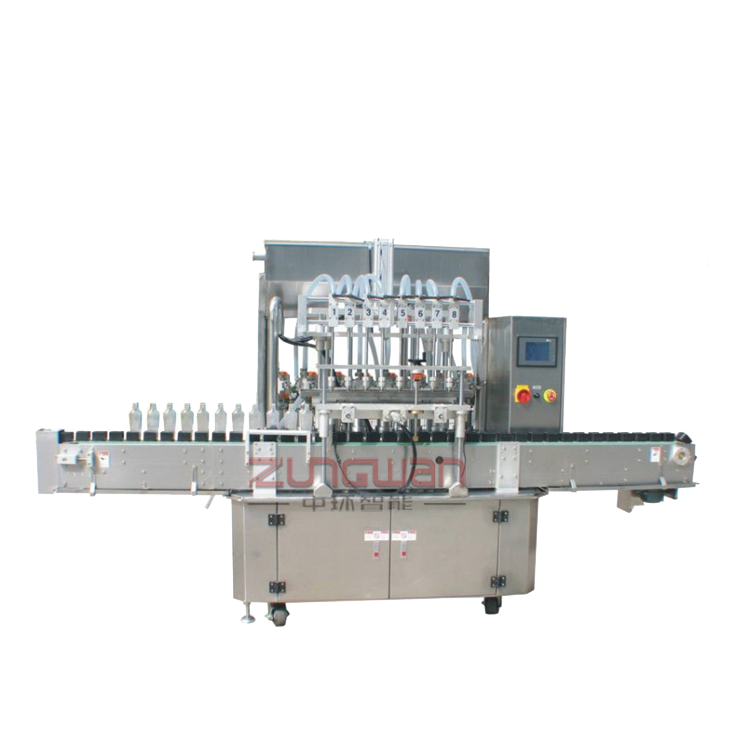 ZHR-8全自動(dòng)乳液活塞八頭灌裝機(jī)