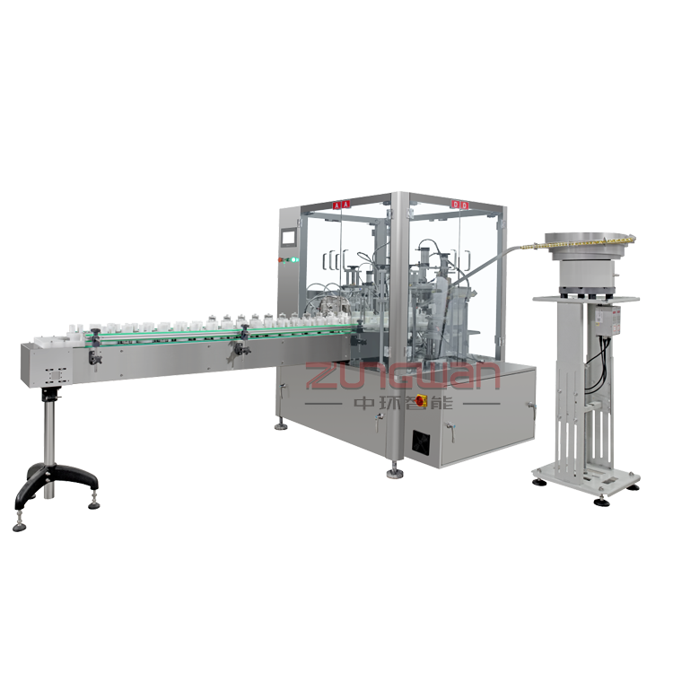 ZHS-50全自動(dòng)香水香氛灌裝鎖蓋機(jī)