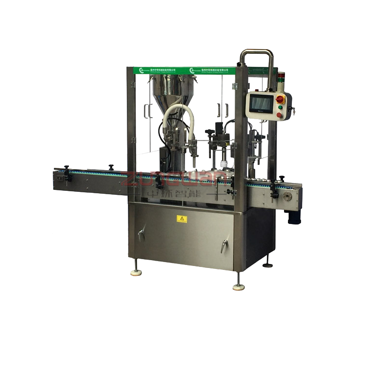 ZHG-50B全自動(dòng)膏霜灌裝旋蓋機(jī)