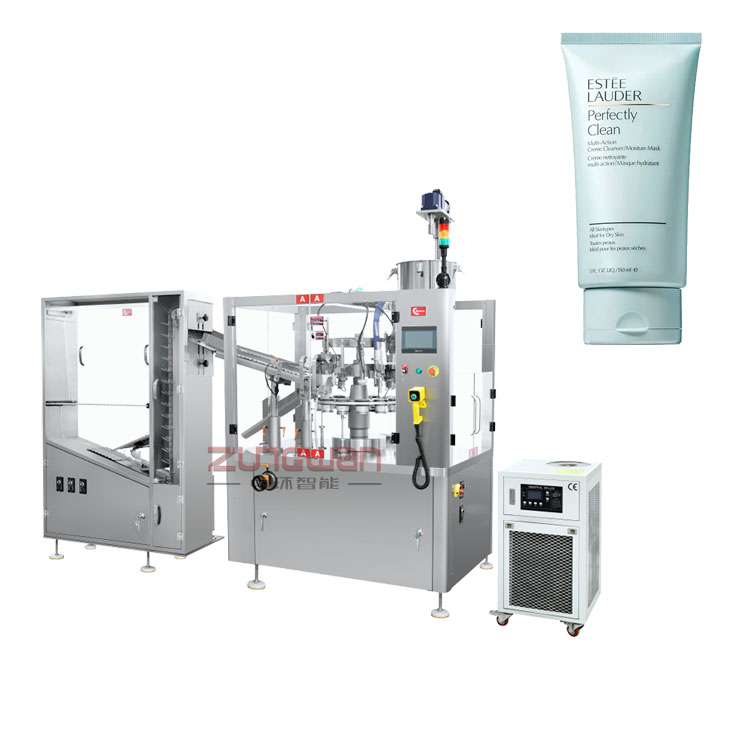 膏霜軟管灌裝機研發(fā)商，潔面霜內(nèi)加熱封尾機，供應(yīng)品牌灌裝封尾機