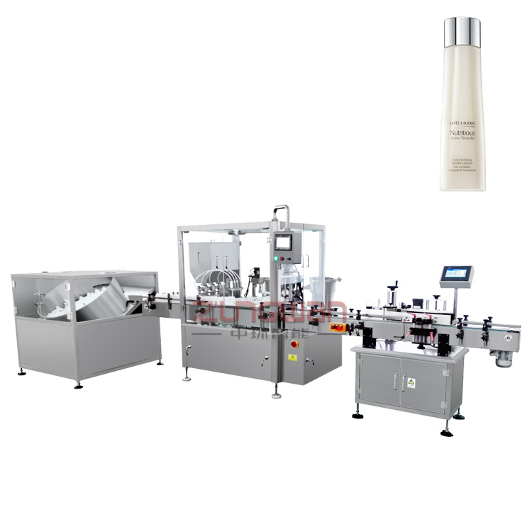 品牌液體灌裝機，潔顏水灌裝旋蓋機，全自動灌裝生產(chǎn)線制造商
