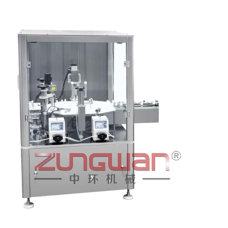 浙江噴霧劑灌裝機(jī)，液體灌裝旋蓋聯(lián)動(dòng)機(jī)生產(chǎn)線